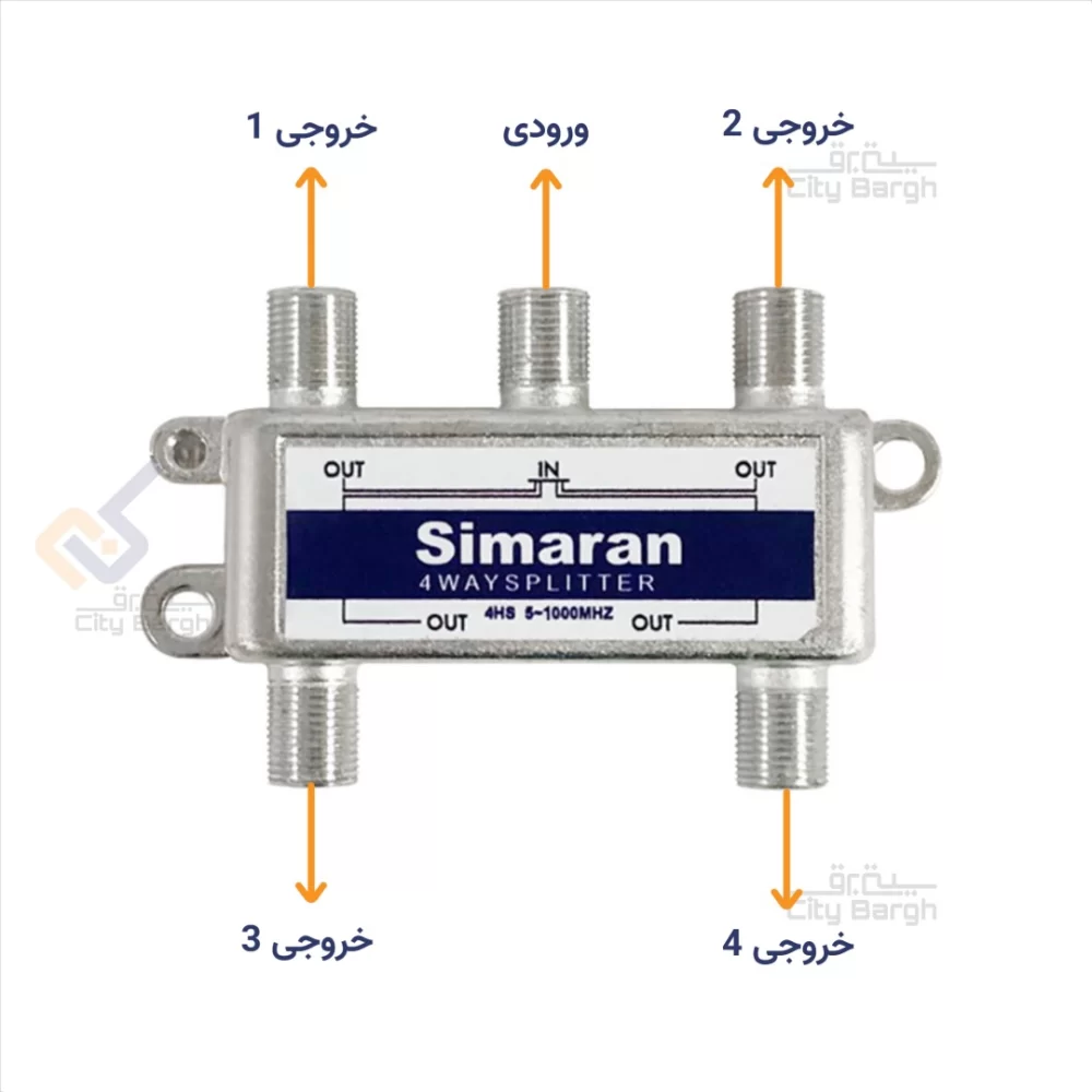 اسپلیتر 4 راه سیماران