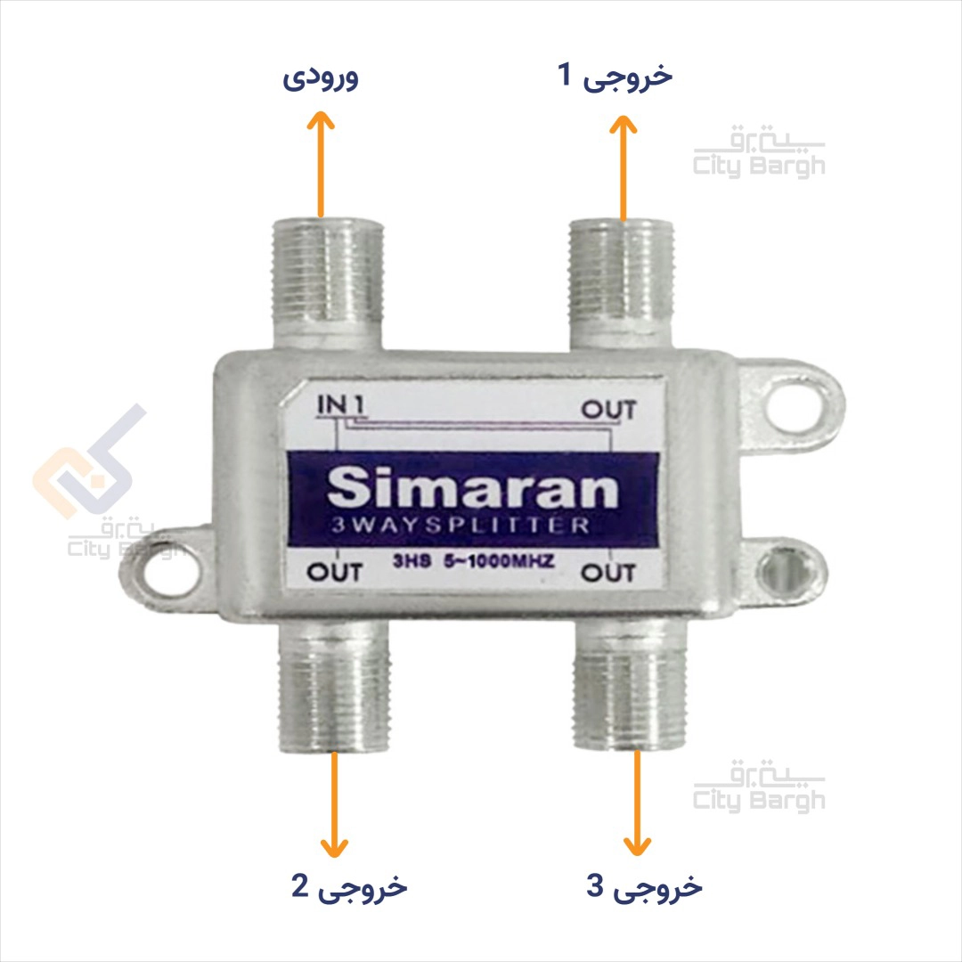 اسپلیتر 3 راه سیماران
