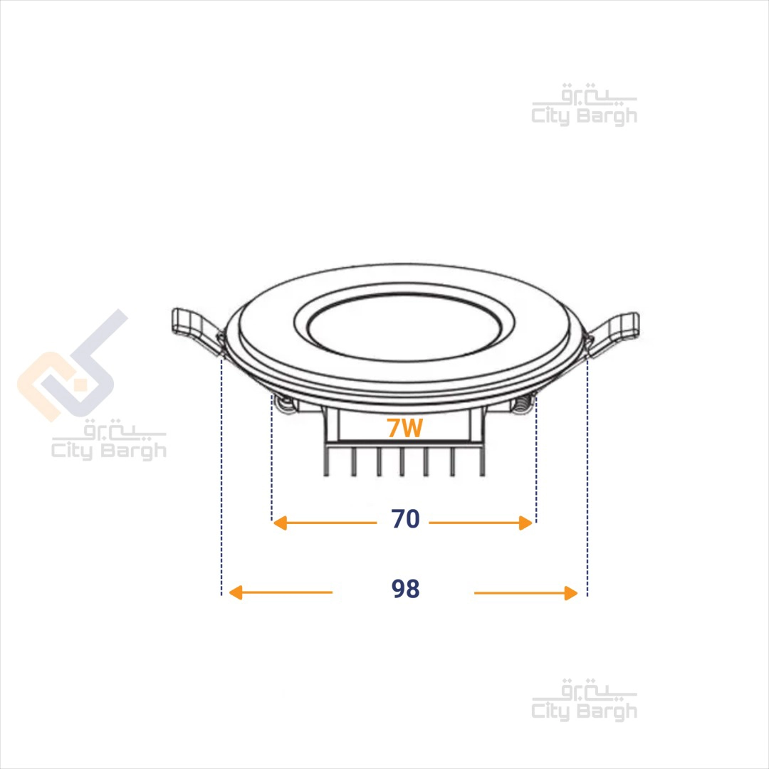 قیمت پنل 7 وات پارس شعاع توس مدل گلاریس