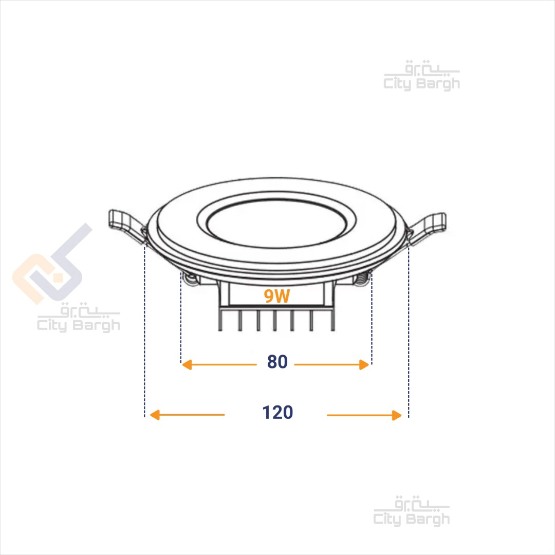 قیمت پنل 9 وات پارس شعاع توس مدل گلاریس