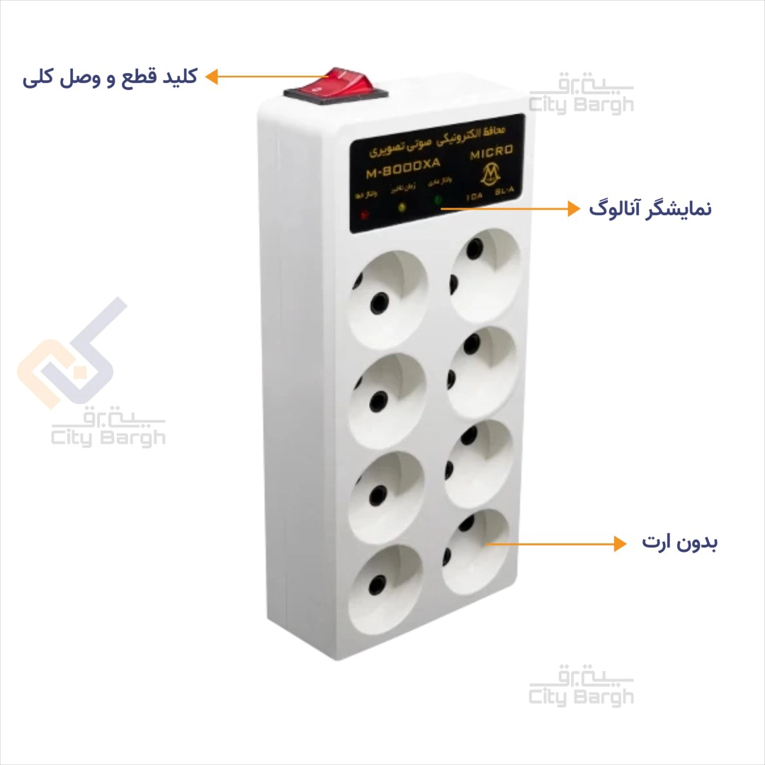 قیمت محافظ هشت خانه آنالوگ میکرومکس مدل 8LA