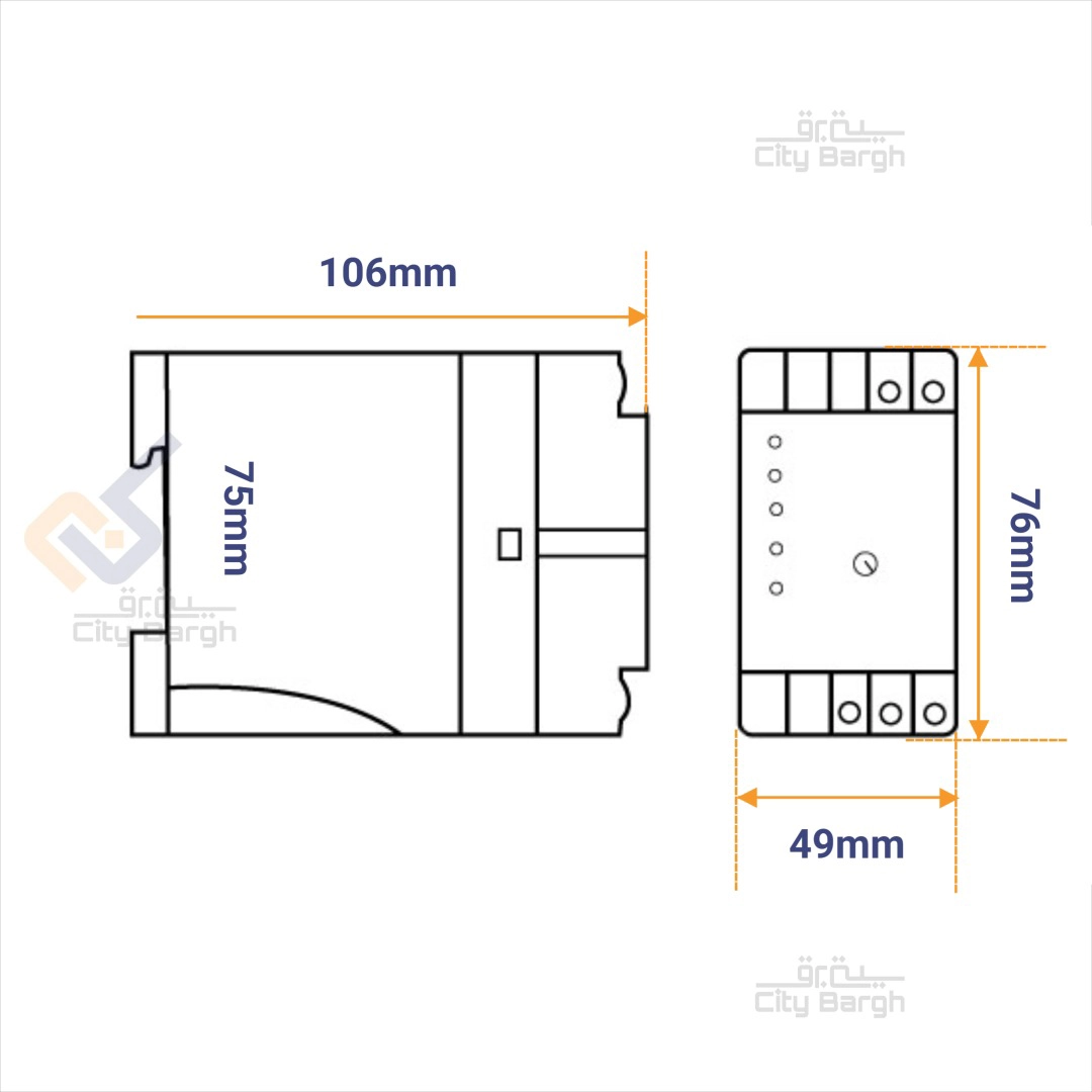 قیمت رله کنترل فاز تک فاز میکرومکس مدل SPC-103
